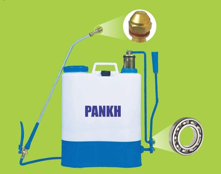 FarmEarth Hand and Manual Operated Agriculture Knapsack Sprayer with Brass Pressure Chamber 16L Tank